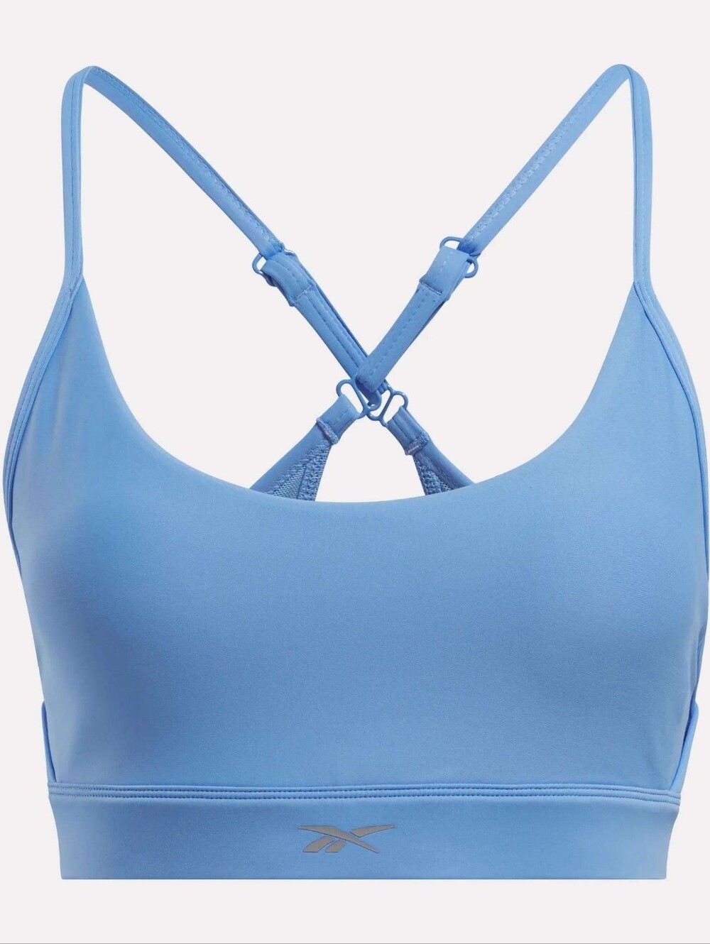 Reebok | Lux Strappy Sports Bra In Light Blue | Sz S